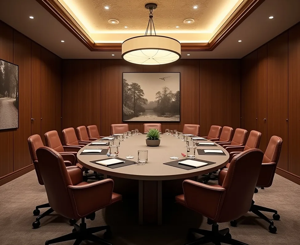 Decisive leader boardroom